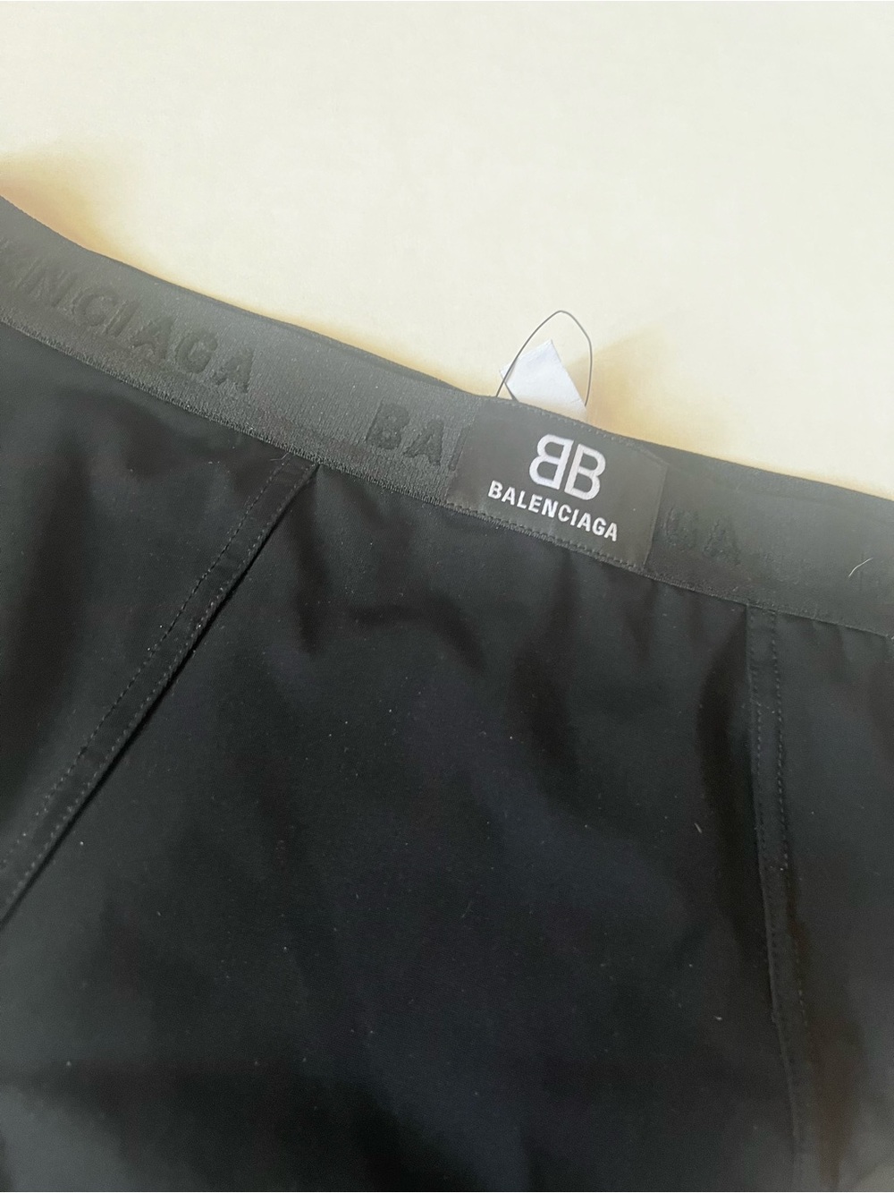 Balenciaga Black Branded High-Cut Bikini Bottom - Picture 2 of 6